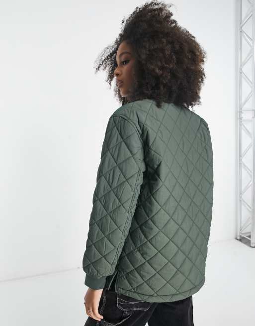 Levi's quilted jacket in green | ASOS