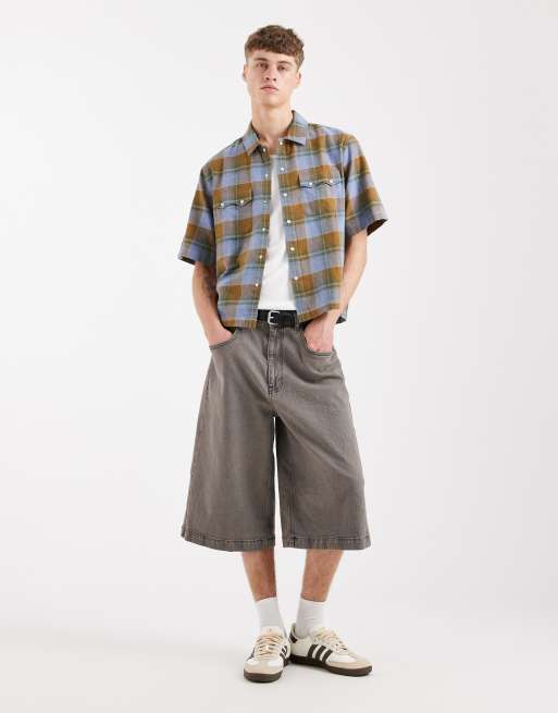 Levi's - Recht geruit western overhemd met korte mouwen in multi, 2 van 5