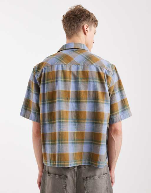 Levi's - Recht geruit western overhemd met korte mouwen in multi, 3 van 5