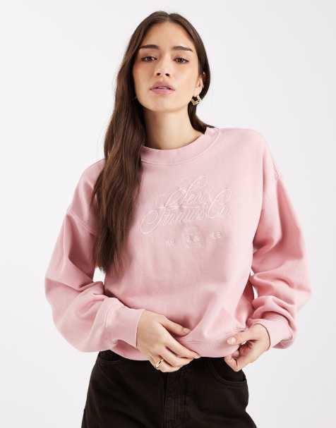 Levi's - Recht sweatshirt met grafische print en vintage wassing in roze - view 1