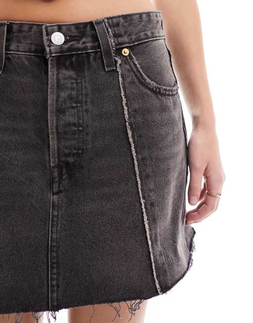 Levi's grey hotsell denim skirt