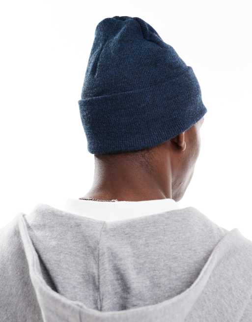 Levi's red batwing embroidered beanie in navy blue, 3 of 3