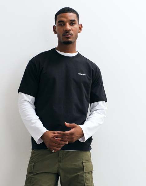 Levi's – Red Tab – Czarny T-shirt vintage - view 1