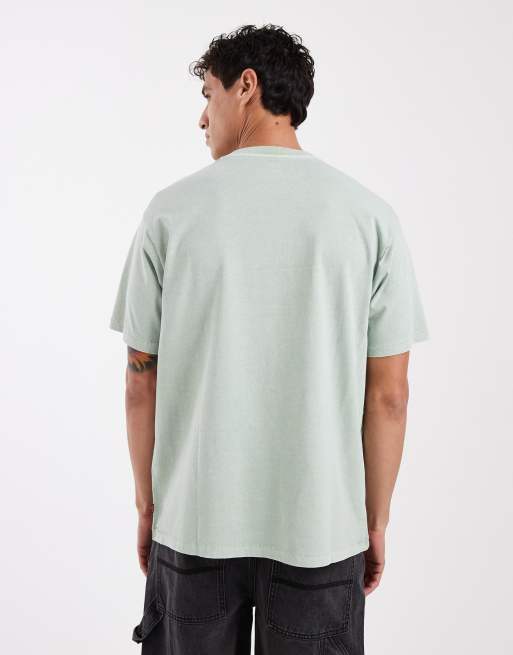 Levi's red tab garment dye vintage t-shirt in light green, 3 of 5