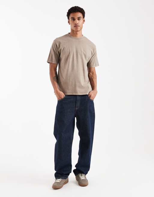 Levi's red tab garment dye vintage t-shirt in washed brown, 2 of 5