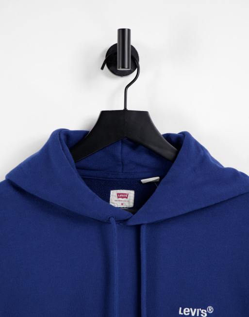 Navy blue levis discount hoodie