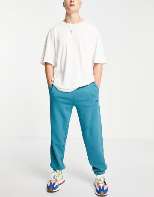 Levi's red tab logo sweat trackies in blue