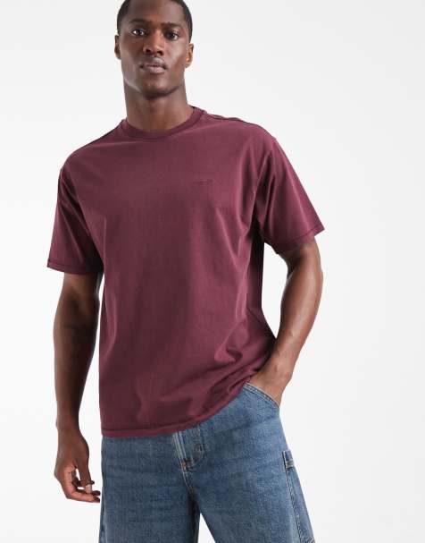 Levi's - Red Tab - T-shirt bordeaux con logo piccolo - view 1