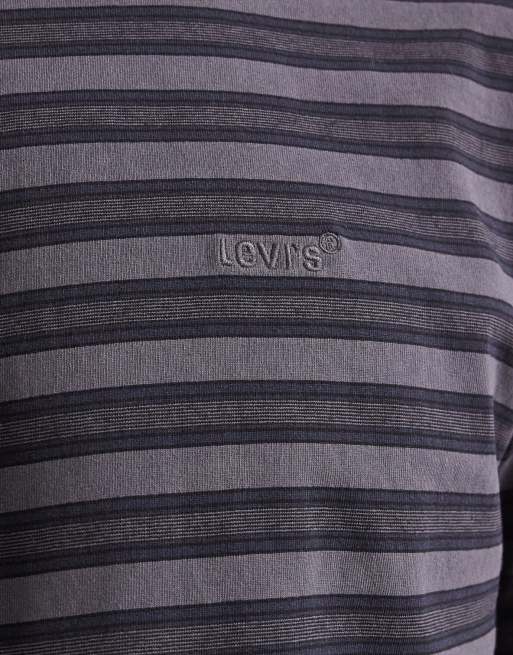 Levi's red tab vintage t-shirt in black stripe, 3 of 5