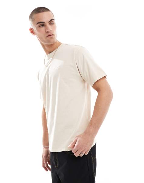 Levi's - Red Tab Vintage - T-shirt taglio comodo beige tinta in capo con logo - view 1