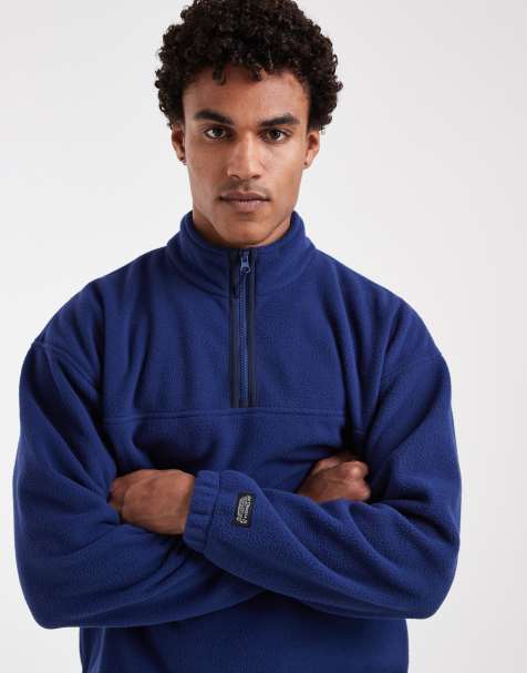 Levi's - Redwood - Sweat-shirt à col zippé - Bleu marine - view 1