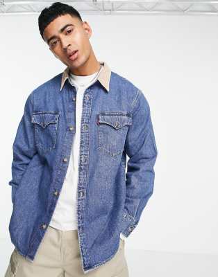 levi's denim shirts