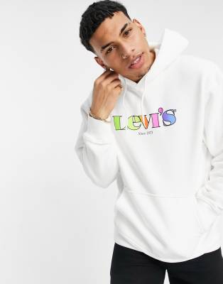 Levis hoodie rainbow hot sale