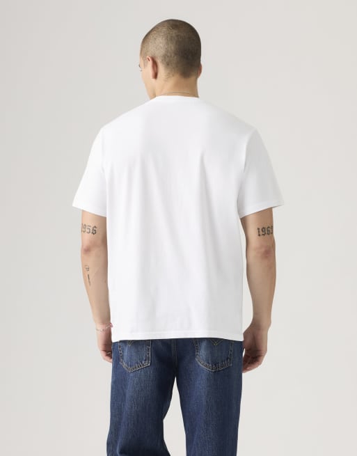 Levi's Relaxed fit graphic t-shirt in white, 2 of 4
