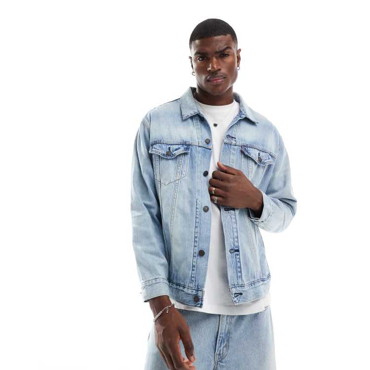 Mens Jacket Levi's Waterproof Denim Jacket Levi's Relaxed Fit