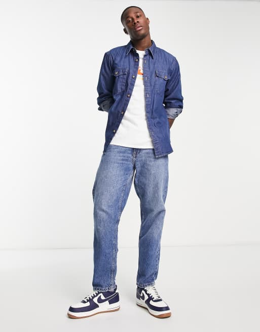 Levis denim shirt outlet mens