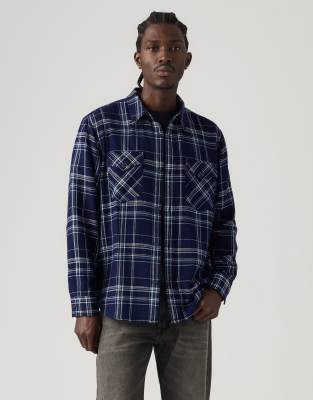 Levi's Relaxed Fit Western Shirt In Blue