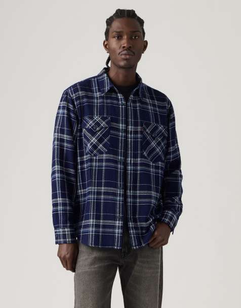 Levi's Relaxed fit western shirt in blue - view 1