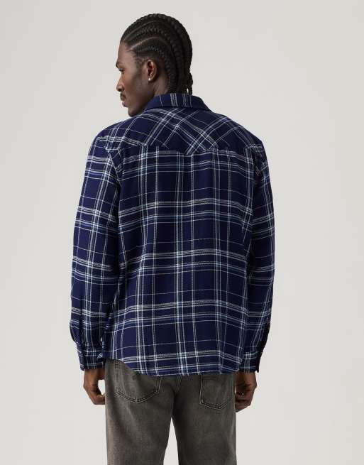 Levi's Relaxed fit western shirt in blue, 2 of 4