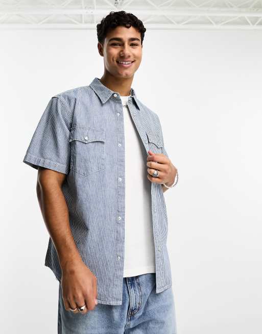 Levis striped clearance shirt