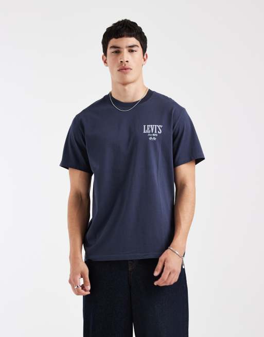 Levi's relaxed t-shirt in navy , 5 of 5