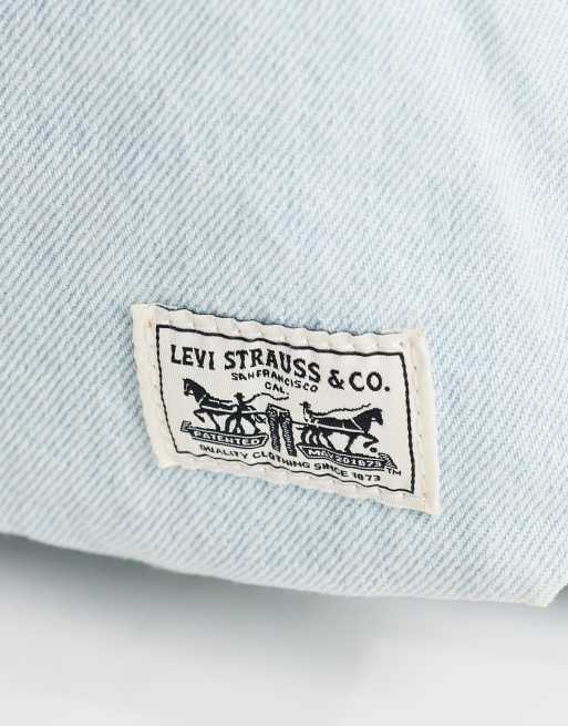 Levi's Remi Denim-Rucksack in verwaschenem Blau, 4 von 5