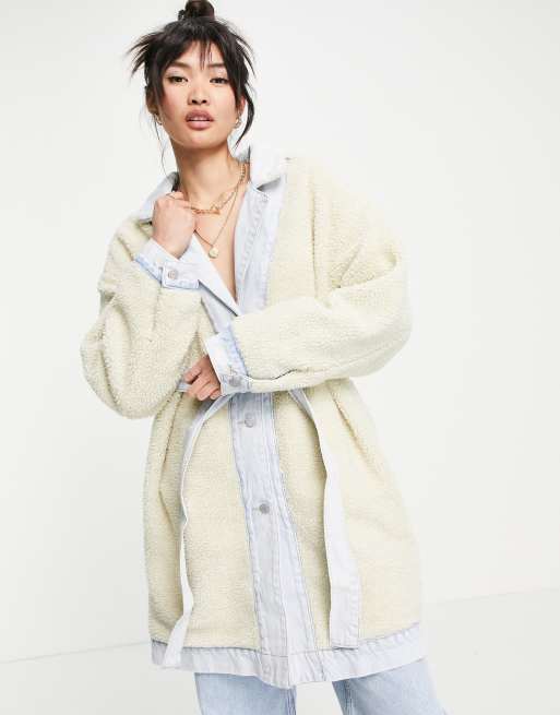 Actualizar 63+ imagen levi’s reversible sherpa coat