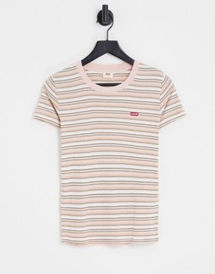 Levi's rib baby t-shirt in stripes
