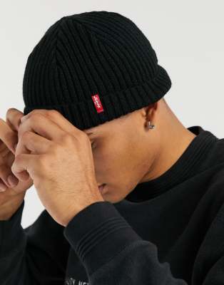 ribbed beanie levis