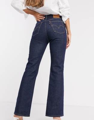 indigo bootcut jeans