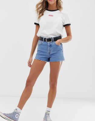 levi's rib cage shorts