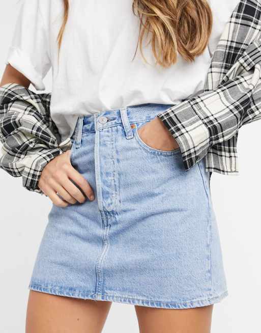 Levis jean outlet skirt