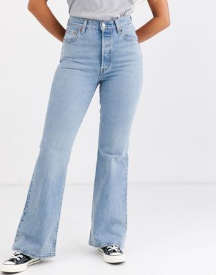 مستدير الموافق رفرف ribcage flare jeans 