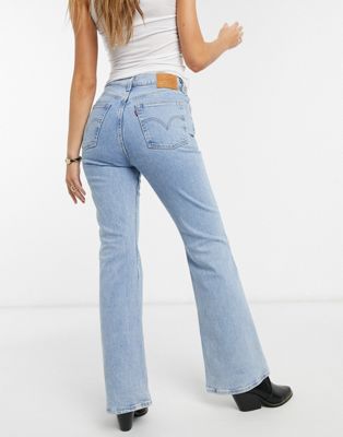 Levi's Ribcage flare jeans in light 