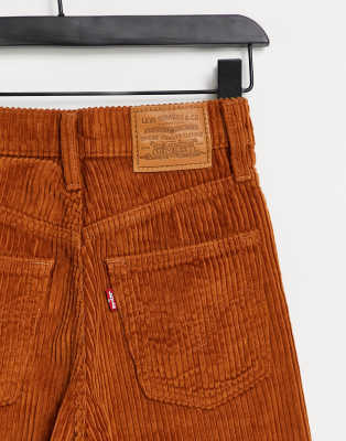 levi wide leg corduroy pants