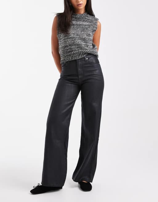Levi's - Ribcage - Jean ample - Noir délavé 