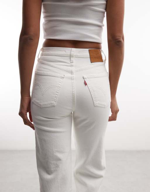 Levi's - Ribcage - Jean droit longueur cheville - Écru, 5 de 5