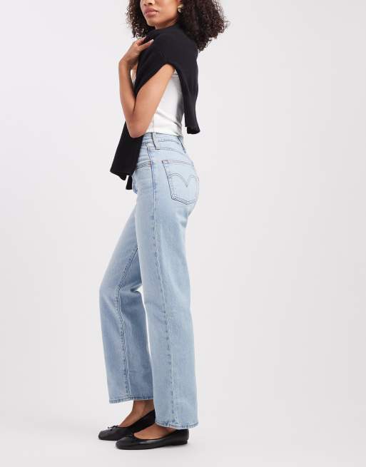 Levi's - Ribcage - Jean long droit - Bleu clair délavé , 2 de 5