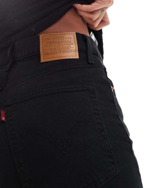Levi's - Ribcage - Jean long droit - Noir , 2 de 5
