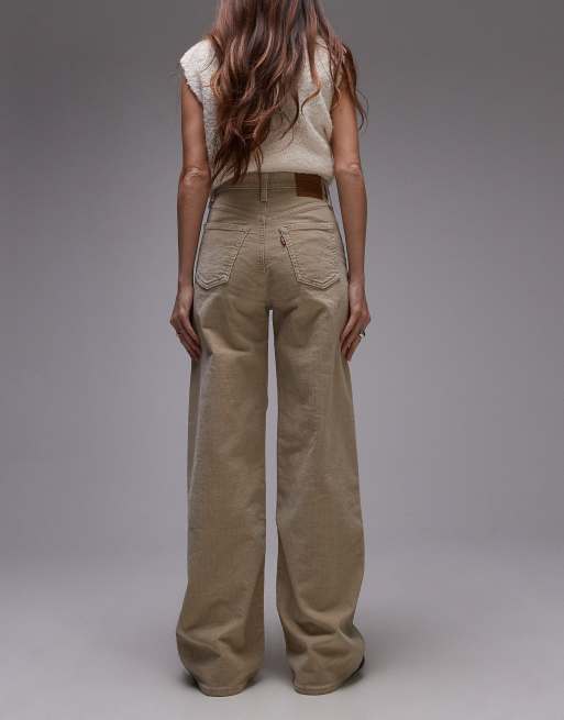 Pantaloni Velluto Levis Ribcage Velluto Levi's Ribcage Jeans A