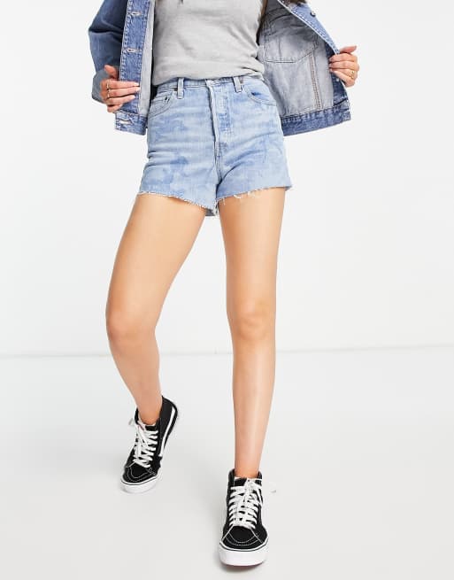 Levi's ribcage shorts in tango camo | ASOS