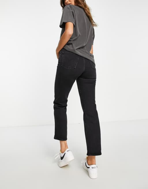 Levi's ribcage straight ankle crop jean in black, 2 of 4
