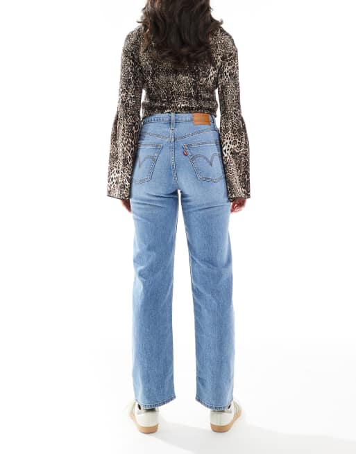 Levi's ribcage straight ankle jean in light blue