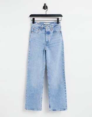 levi's ribcage light blue