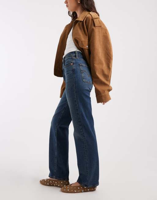 Levi's Ribcage straight fuldlange jeans i mellemvask, 2 af 5