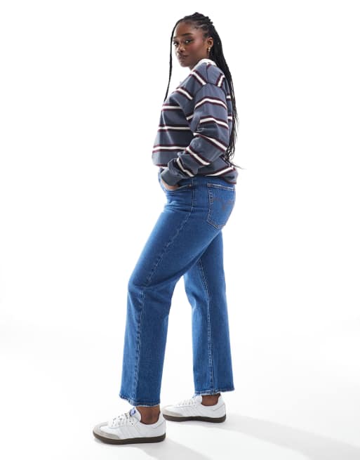 Levi ribcage hot sale skinny jeans