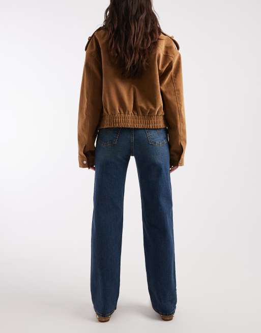 Levi's Ribcage Straight Jeans in voller Länge in mittlerer Waschung, 3 von 5