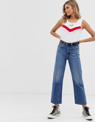 asos levis ribcage