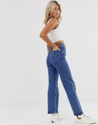 ankle straight leg jeans