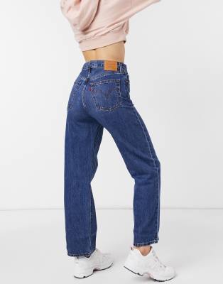 levis ribcage dark wash